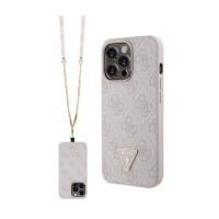 Guess Crossbody 4G Metal Logo - Etui iPhone 13 Pro Max (różowy) Guess Crossbody 4G Metal Logo - Etui iPhone 13 Pro Max (różowy)