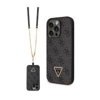 Guess Crossbody 4G Metal Logo - Etui iPhone 14 Pro (czarny) Guess Crossbody 4G Metal Logo - Etui iPhone 14 Pro (czarny)