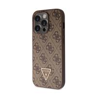 Guess Crossbody 4G Metal Logo - Etui iPhone 14 Pro (brązowy)