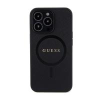 Guess Saffiano MagSafe - Etui iPhone 13 Pro (czarny)