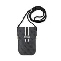 Guess 4G Stripes - Torebka crossbody na telefon (czarny)