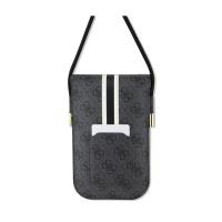 Guess 4G Stripes - Torebka crossbody na telefon (czarny)