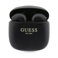 Guess True Wireless Script Logo BT5.3 - Słuchawki TWS + etui ładujące (czarny)