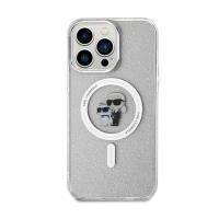 Karl Lagerfeld Karl & Choupette Glitter MagSafe - Etui iPhone 14 Pro Max (przezroczysty)