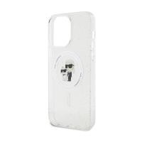 Karl Lagerfeld Karl & Choupette Glitter MagSafe - Etui iPhone 14 Pro Max (przezroczysty)