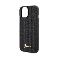 Guess Disco Metal Script - Etui iPhone 14 (czarny)