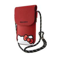 Hello Kitty Leather Hiding Kitty Cord - Torebka crossbody na telefon (czerwony)