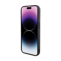 Karl Lagerfeld Gripstand Saffiano Karl & Choupette Pins - Etui iPhone 14 Pro (czarny)