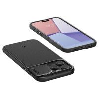 Spigen Optik Armor Mag MagSafe - Etui do iPhone 15 Pro (Czarny)