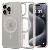 Spigen Ultra Hybrid Mag MagSafe - Etui do iPhone 15 Pro (Frost Natural Titanium)