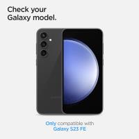 Spigen Optik Pro GLAS.TR EZ Fit Camera Protector 2-Pack - Szkło ochronne na obiektyw do Samsung Galaxy S23 FE (2 szt) (Czarny)