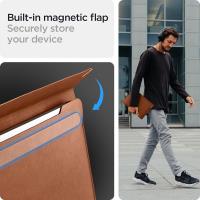 Spigen Valentinus Sleeve Laptop - Etui na notebooka 15" / 16" (Classic Brown)