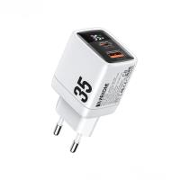 WEKOME WP-U25 Tint Series - Ładowarka sieciowa USB-C & USB-A Super Fast Charger GaN 35W (Biały) WEKOME WP-U25 Tint Series - Ładowarka sieciowa USB-C & USB-A Super Fast Charger GaN 35W (Biały)