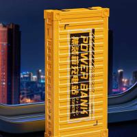 WEKOME WP-341 Container Series - Power bank 20000 mAh Super Charging z wbudowanym kablem USB-C & Lightning PD 20W + QC 22.5W (Żółty)