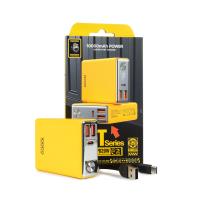 WEKOME WP-27 Tint Series - Power bank 10000 mAh Super Fast Charging USB-C PD 20W + 2x USB-A QC3.0 22.5W (Żółty)