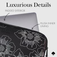Kate Spade New York Puffer Sleeve - Pokrowiec MacBook Pro 16" / Laptop 16" (Hollyhock Iridescent Black)
