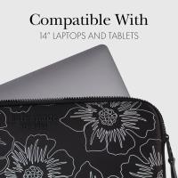 Kate Spade New York Puffer Sleeve - Pokrowiec MacBook Pro 14" / Notebook 14" (Hollyhock Iridescent Black)