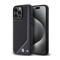 BMW Perforated Twisted Line MagSafe - Etui iPhone 15 Pro (czarny) BMW Perforated Twisted Line MagSafe - Etui iPhone 15 Pro (czarny)