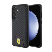 Ferrari Carbon Stitched Bottom - Etui Samsung Galaxy S24 (czarny) Ferrari Carbon Stitched Bottom - Etui Samsung Galaxy S24 (czarny)