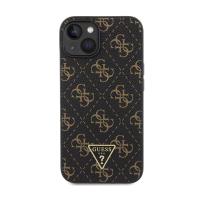 Guess 4G Triangle Metal Logo - Etui iPhone 15 (czarny)