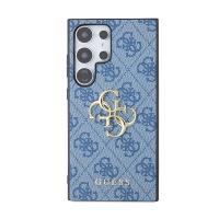 Guess 4G Big Metal Logo - Etui Samsung Galaxy S24 Ultra (niebieski)