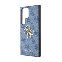 Guess 4G Big Metal Logo - Etui Samsung Galaxy S24 Ultra (niebieski)