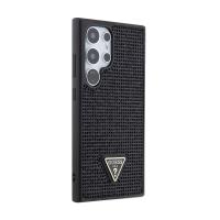 Guess Rhinestone Triangle - Etui Samsung Galaxy S24 Ultra (czarny)