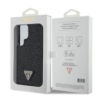 Guess Rhinestone Triangle - Etui Samsung Galaxy S24 Ultra (czarny)