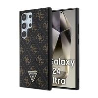 Guess 4G Triangle Metal Logo - Etui Samsung Galaxy S24 Ultra (czarny)