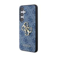 Guess 4G Big Metal Logo - Etui Samsung Galaxy S24+ (niebieski)