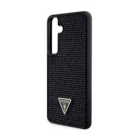 Guess Rhinestone Triangle - Etui Samsung Galaxy S24+ (czarny)