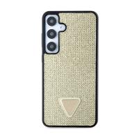 Guess Rhinestone Triangle - Etui Samsung Galaxy S24 (złoty)