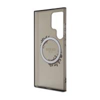 Guess IML Flowers Wreath MagSafe - Etui Samsung Galaxy S24 Ultra (czarny)