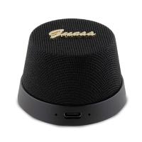 Guess Magnetic Script Metal Logo - Głośnik Bluetooth V5.3 (czarny)