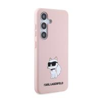 Karl Lagerfeld Silicone Choupette - Etui Samsung Galaxy S24+ (różowy)