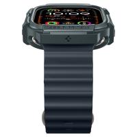 Spigen Rugged Armor - Obudowa do Apple Watch Ultra 1/2 49 mm (Abyss Green)