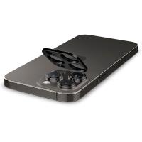 Spigen Optik.TR Camera Lens Protector 2-Pack - Szkło ochronne na obiektyw do iPhone 16 Pro / 16 Pro Max / 15 Pro / 15 Pro Max / 14 Pro / 14 Pro Max (Black)