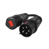 Green Cell - Przejściówka Adapter Siłowy Czerwony CEE 32A 5P do Czerwony CEE 16A 400V 5P Green Cell - Przejściówka Adapter Siłowy Czerwony CEE 32A 5P do Czerwony CEE 16A 400V 5P