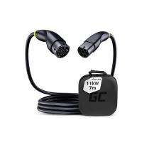 Green Cell - Kabel GC Snap Typ 2 do ładowania EV 11kW 7m 16A do Tesla Model Y / 3 / S / X, Kia EV6, VW ID.4 / ID.5, BMW i4 / iX, Ford Mach-E Green Cell - Kabel GC Snap Typ 2 do ładowania EV 11kW 7m 16A do Tesla Model Y / 3 / S / X, Kia EV6, VW ID.4 / ID.5, BMW i4 / iX, Ford Mach-E