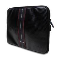 BMW Carbon Red Stripes Sleeve - Etui na notebook 15" / 16" (czarny)