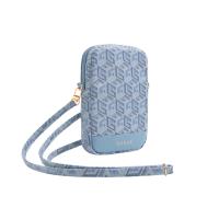 Guess Zip GCube Bottom Stripe - Torebka na telefon (niebieski) Guess Zip GCube Bottom Stripe - Torebka na telefon (niebieski)