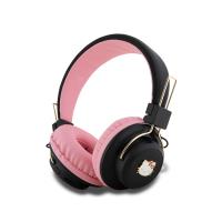 Hello Kitty Metal Logo Round Shape - Bezprzewodowe słuchawki nauszne Bluetooth V5.3 (różowy) Hello Kitty Metal Logo Round Shape - Bezprzewodowe słuchawki nauszne Bluetooth V5.3 (różowy)