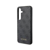 Guess 4G Metal Gold Logo - Etui Samsung Galaxy S24 (czarny)