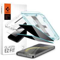 Spigen GLAS.TR EZ FIT Privacy 2-Pack - Szkło hartowane z filtrem prywatyzującym do Samsung Galaxy S24+ 2 szt