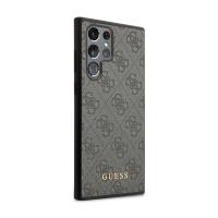 Guess 4G Metal Gold Logo - Etui Samsung Galaxy S24 Ultra (czarny)