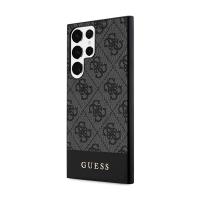 Guess 4G Bottom Stripe Metal Logo Collection - Etui Samsung Galaxy S24 Ultra (czarny)