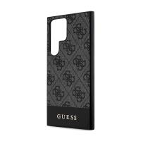 Guess 4G Bottom Stripe Metal Logo Collection - Etui Samsung Galaxy S24 Ultra (czarny)