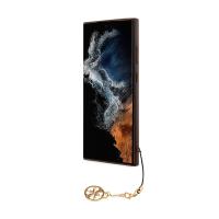 Guess 4G Charms Collection - Etui Samsung Galaxy S24 Ultra (brązowy)