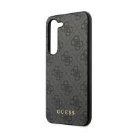 Guess 4G Metal Gold Logo - Etui Samsung Galaxy S24+ (czarny)
