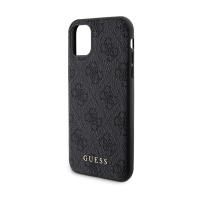 Guess Bundle Pack MagSafe 4G Metal Gold Logo - Zestaw etui + Power Bank 5000mAh MagSafe iPhone 11 (czarny)